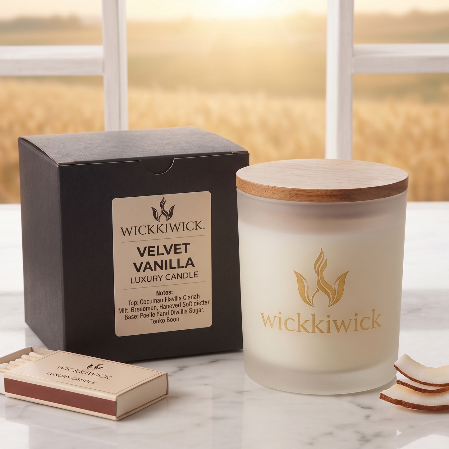 V A L V E T V A N I L L A | Luxury Hand-Poured 2 Wick Candle