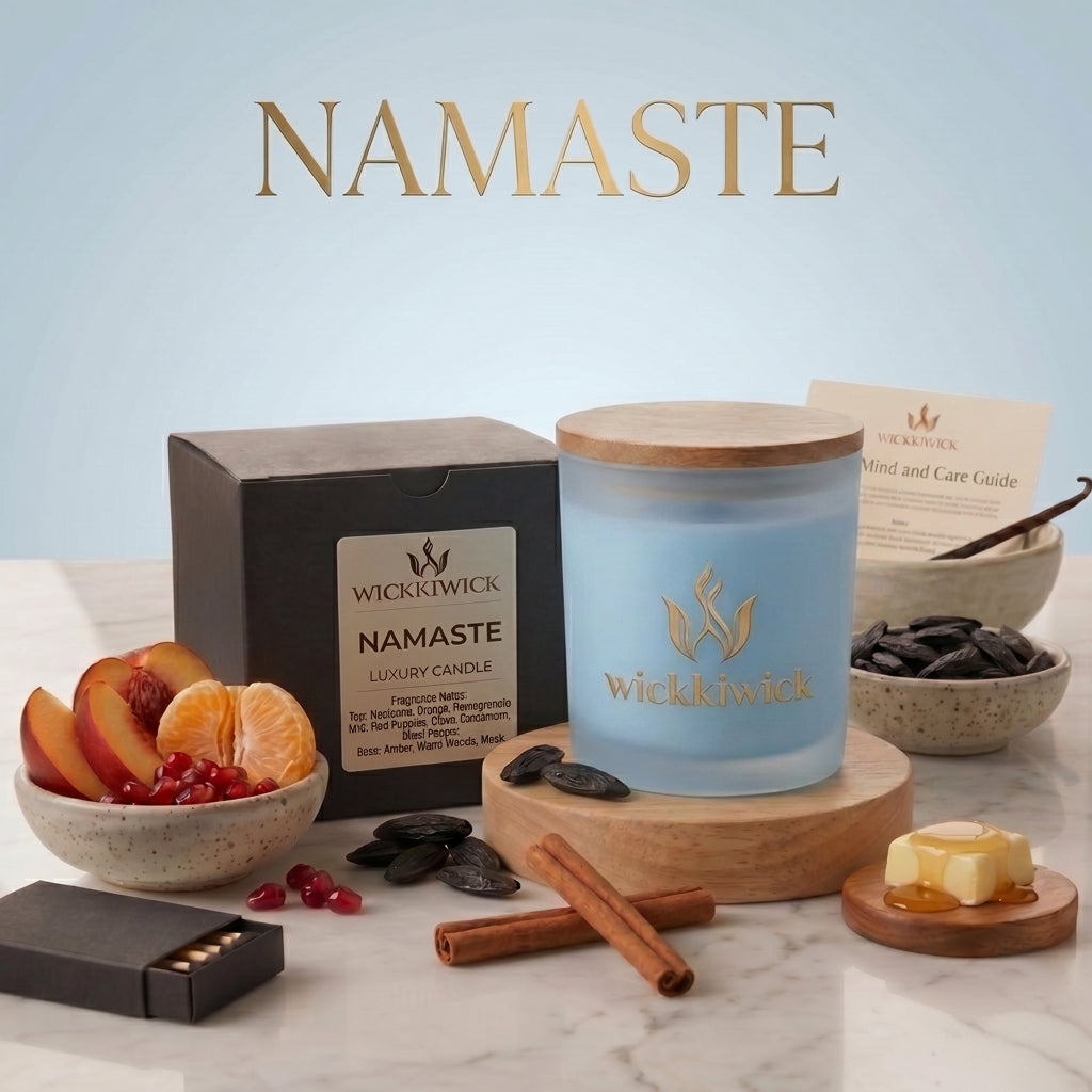 N A M A S T E | Luxury Hand-Poured 2 Wick Candle