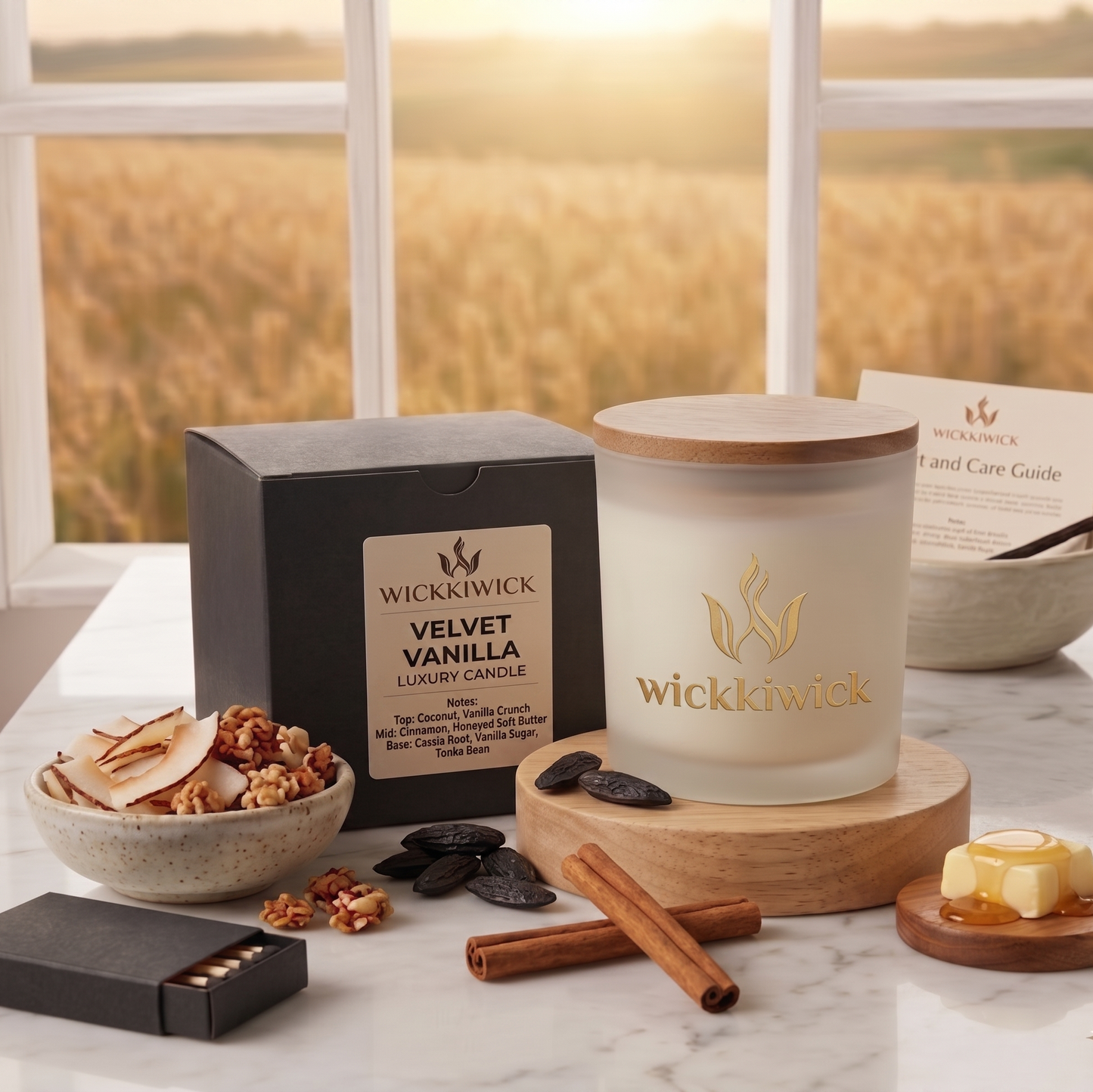 V A L V E T  V A N I L L A | Luxury Hand-Poured 2 Wick Candle