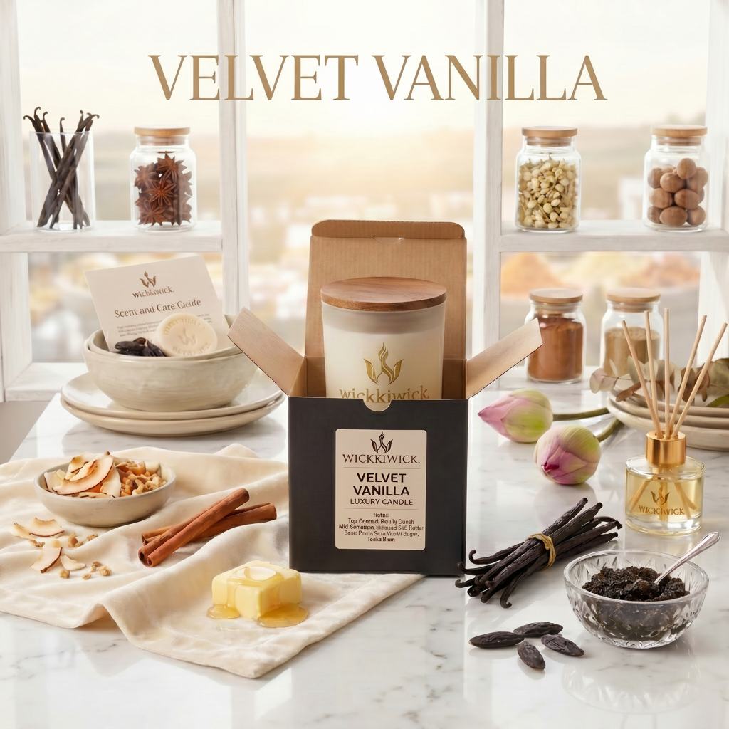 V A L V E T  V A N I L L A | Luxury Hand-Poured 2 Wick Candle
